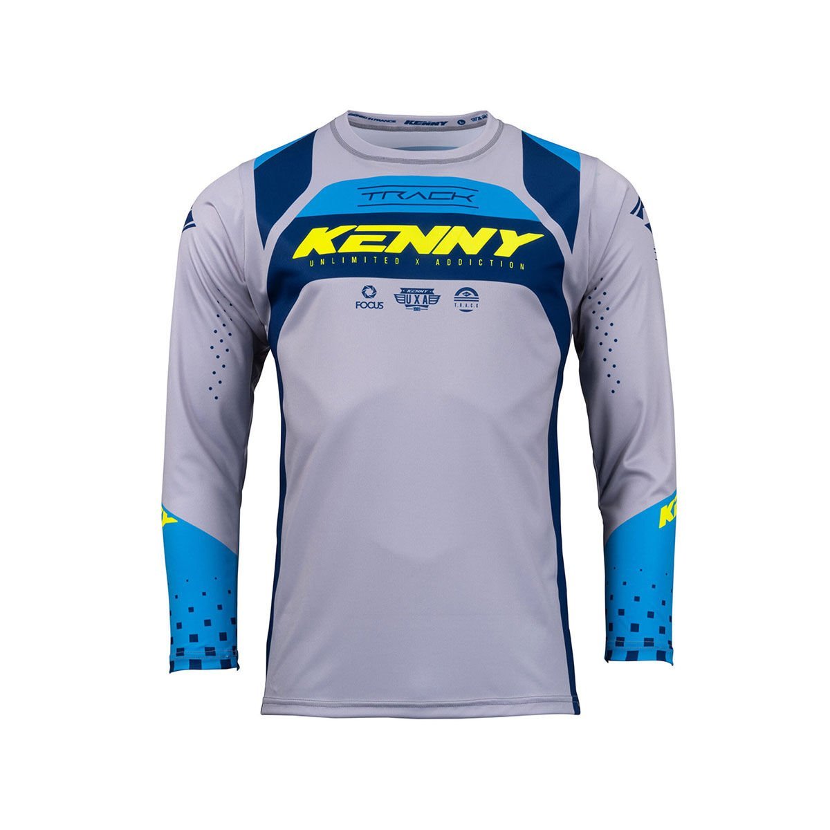 TRACK FOCUS Navy Neon Yellow Çocuk Jersey