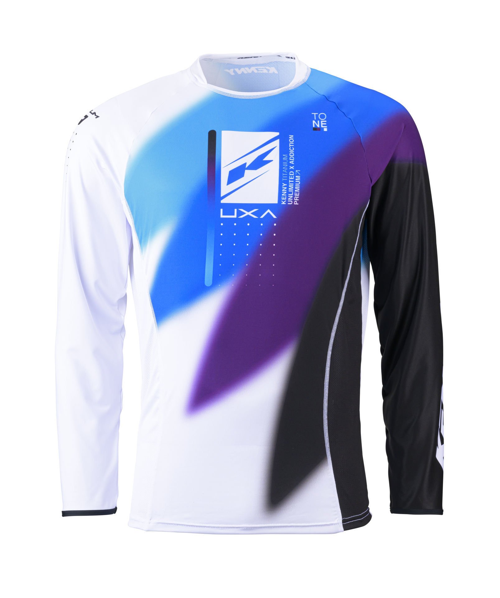 Kenny Titanium Jersey Siyah/Beyaz/Mavi/Mor