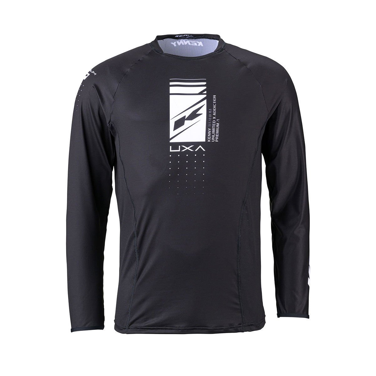 Kenny Titanium Solid Black Jersey