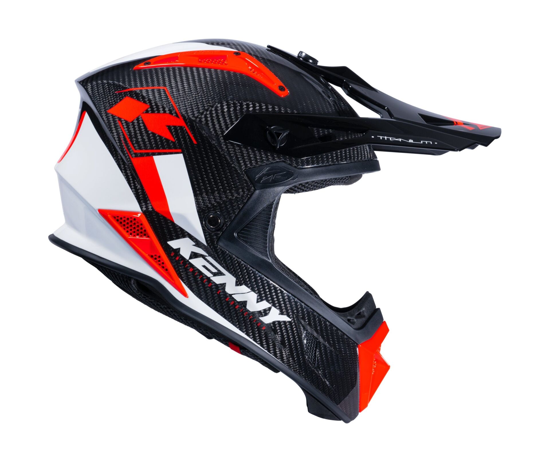 TITANIUM KARBON KASK (KIRMIZI)