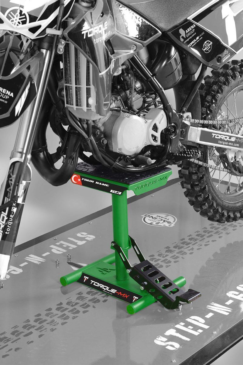 Torque-MX Motosiklet Kaldırma Sehpası HS4 Yeşil