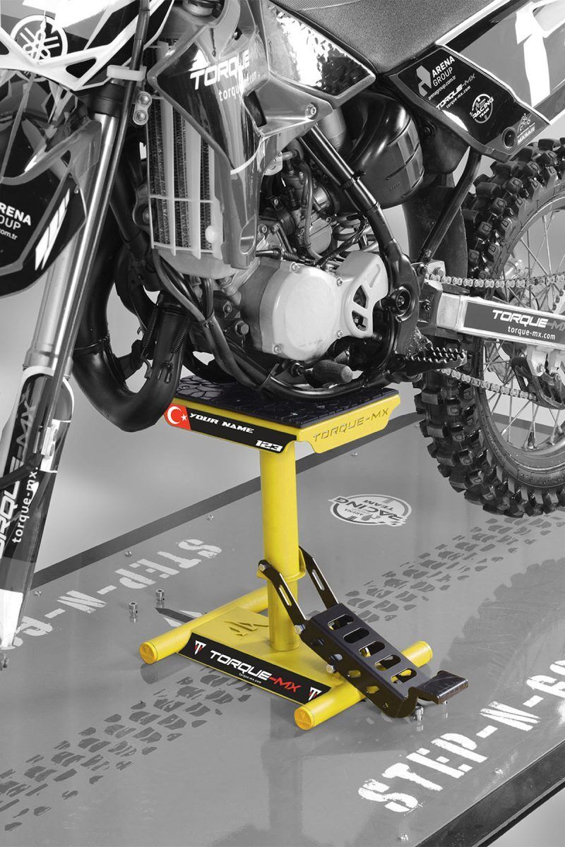 Torque-MX Motosiklet Kaldırma Sehpası HS4 Sarı