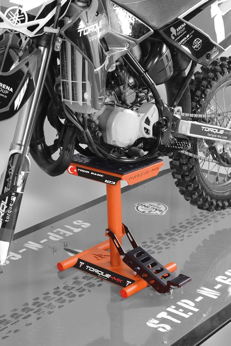Torque-MX Motosiklet Kaldırma Sehpası HS4 Turuncu