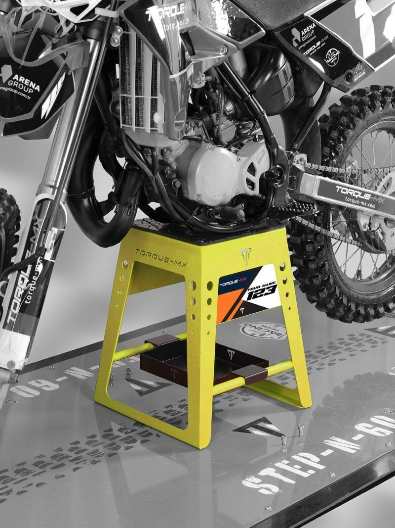 Torque-MX Sabit Motosiklet Sehpası SS1 Sarı