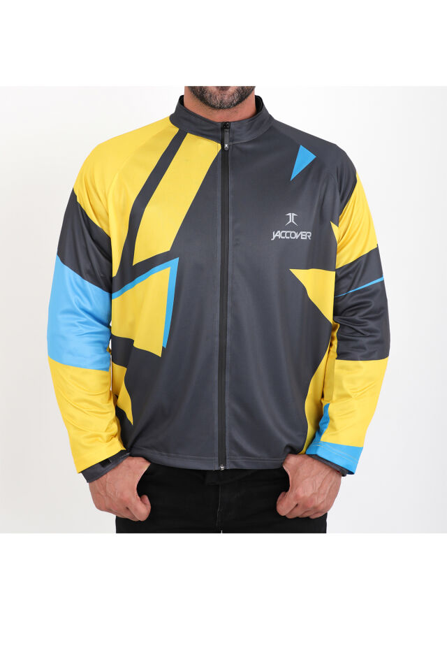 J-Complex Fermuarlı Jersey sari - S