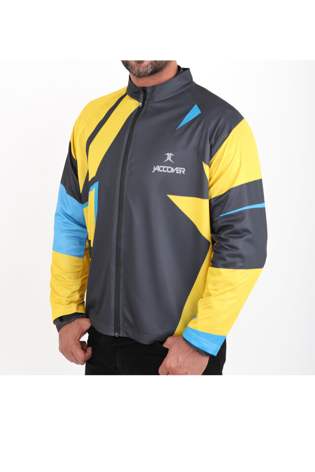 J-Complex Fermuarlı Jersey sari - M