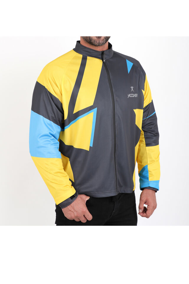 J-Complex Fermuarlı Jersey sari - L