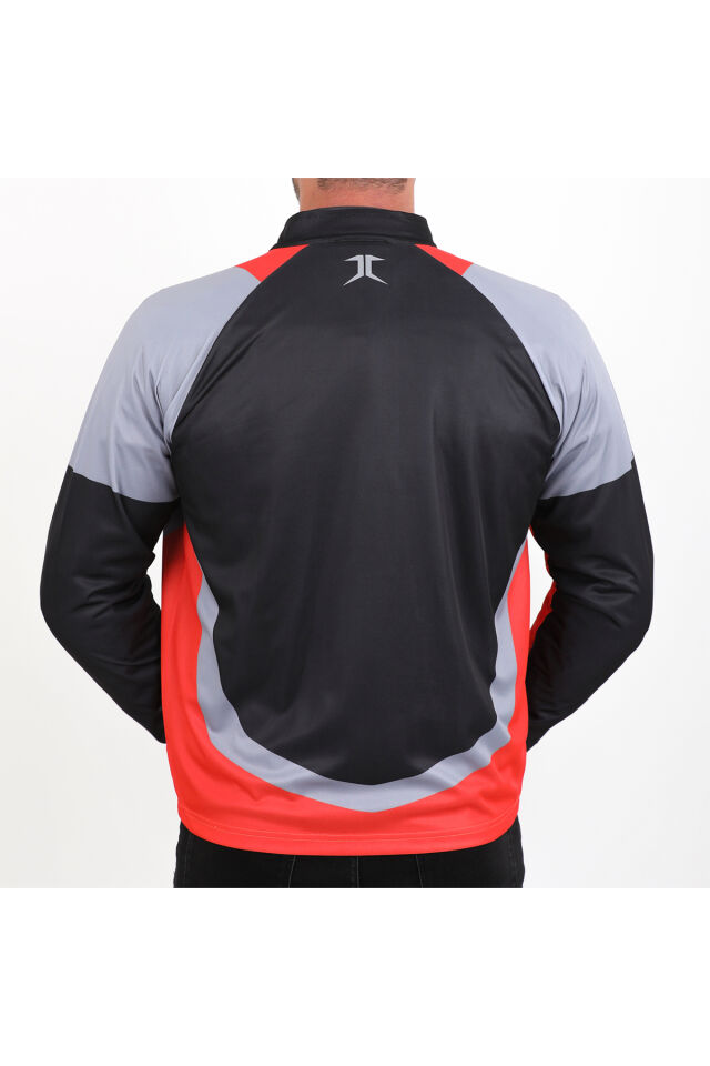 J Storm Fermuarlı Jersey GRİ - S