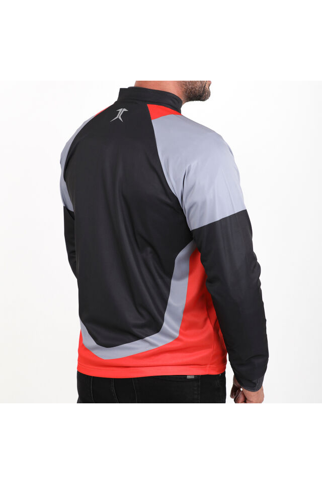 J Storm Fermuarlı Jersey GRİ - S