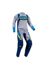 TRACK FOCUS Navy Neon Yellow Çocuk Pantolon