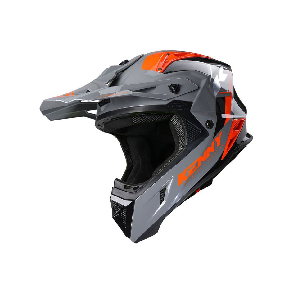 TITANIUM Grey Orange Kask
