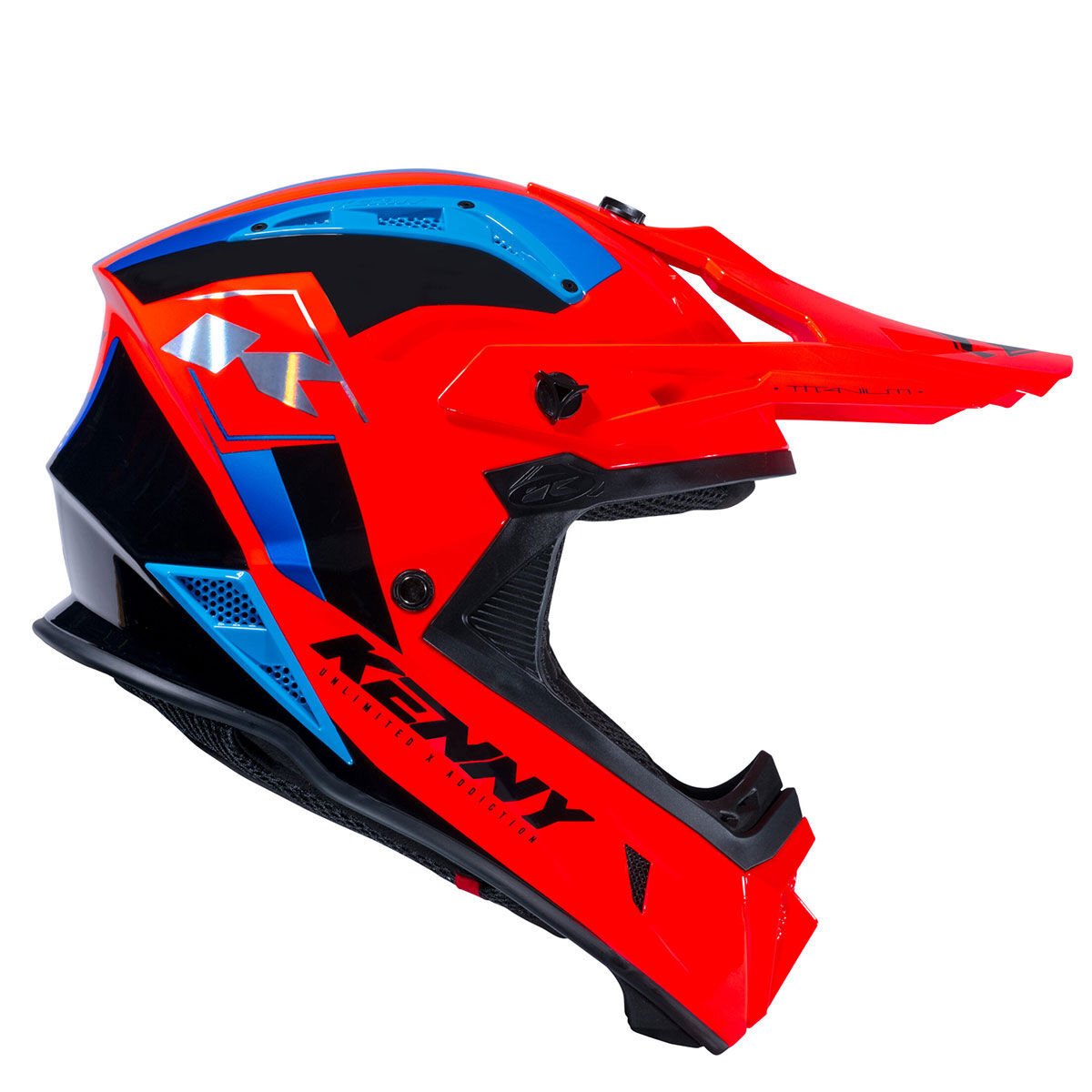TITANIUM Neon Red Kask