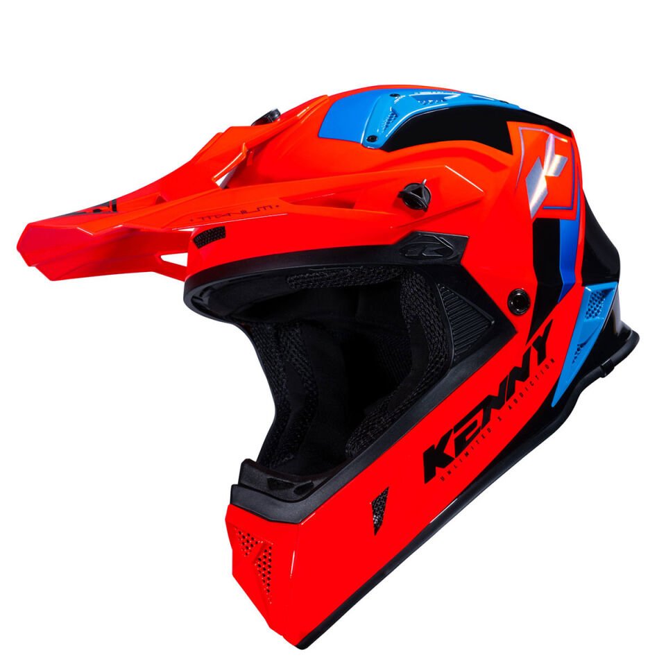 TITANIUM Neon Red Kask