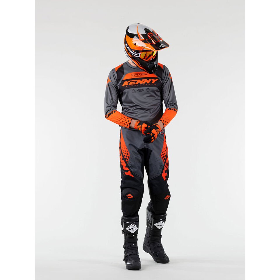 TRACK FOCUS Orange Black Çocuk Jersey
