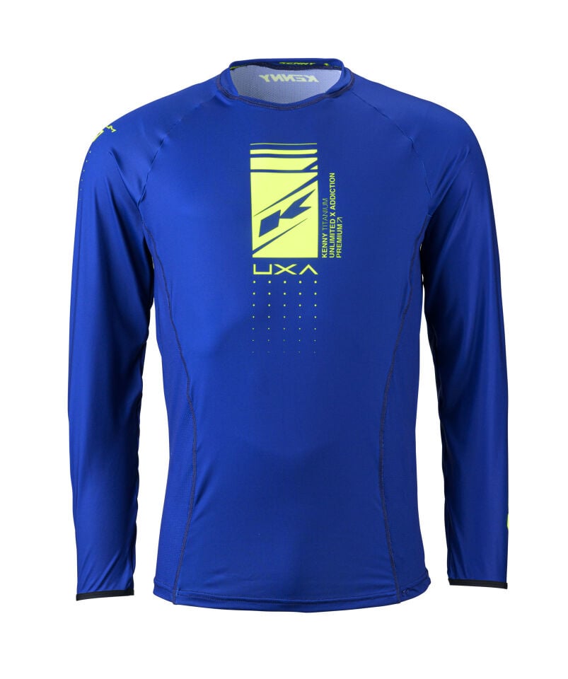Kenny Titanium Jersey Solid Mavi