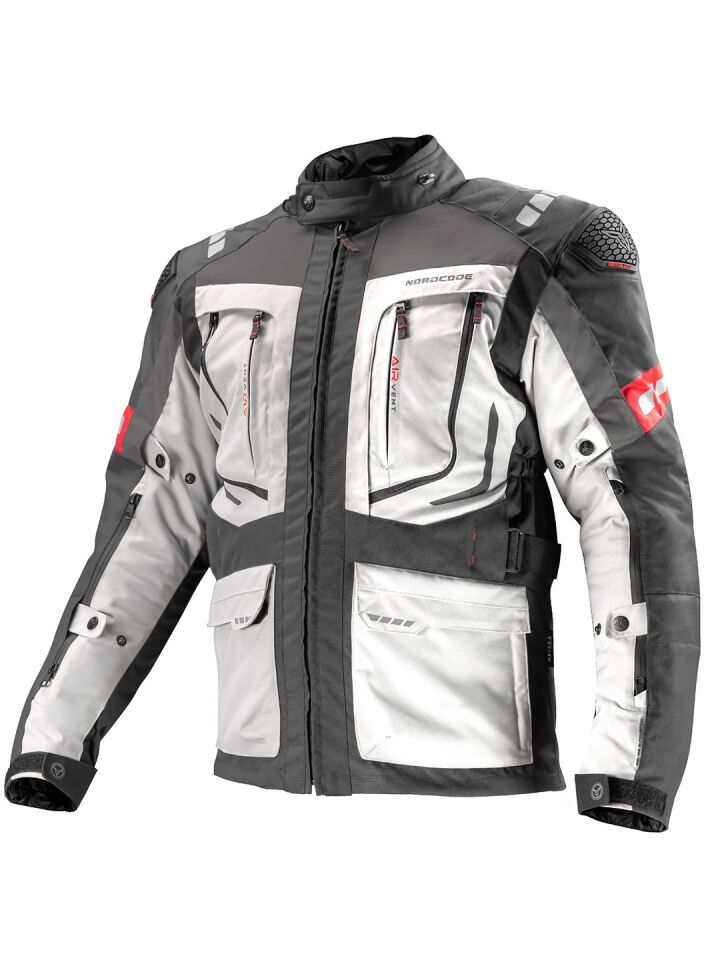 Nordcode Dakar Evo 2 Motosiklet Montu Siyah Gri