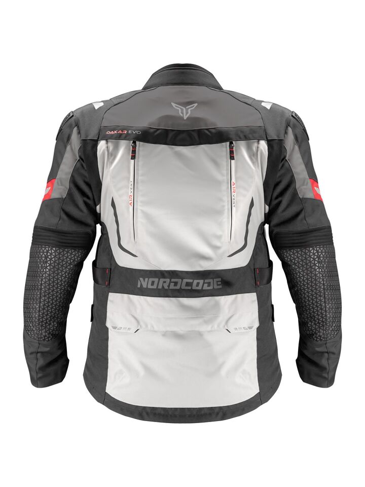 Nordcode Dakar Evo 2 Motosiklet Montu Siyah Gri