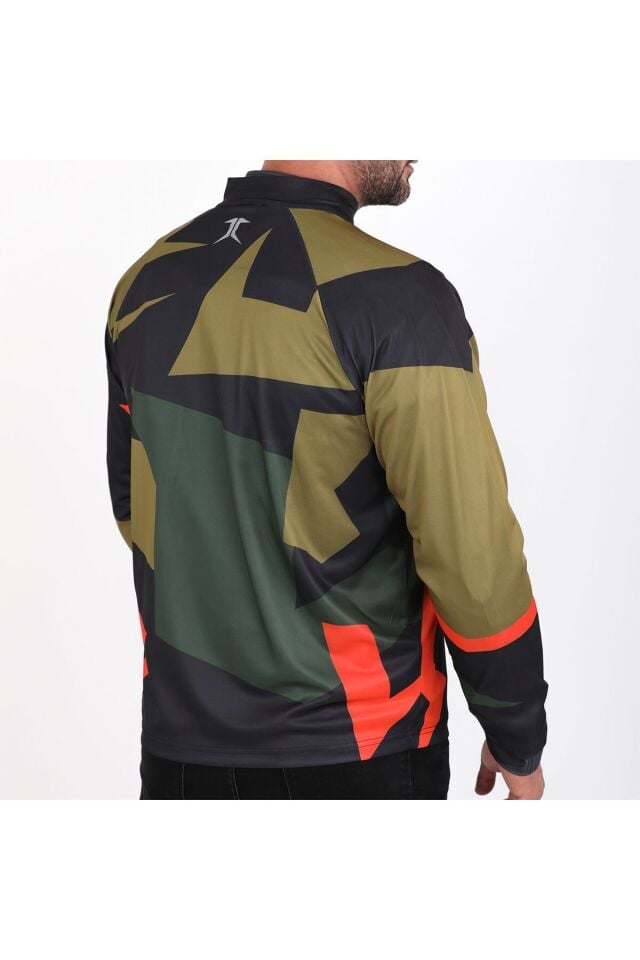 J-Camouflage Fermuarlı Jersey