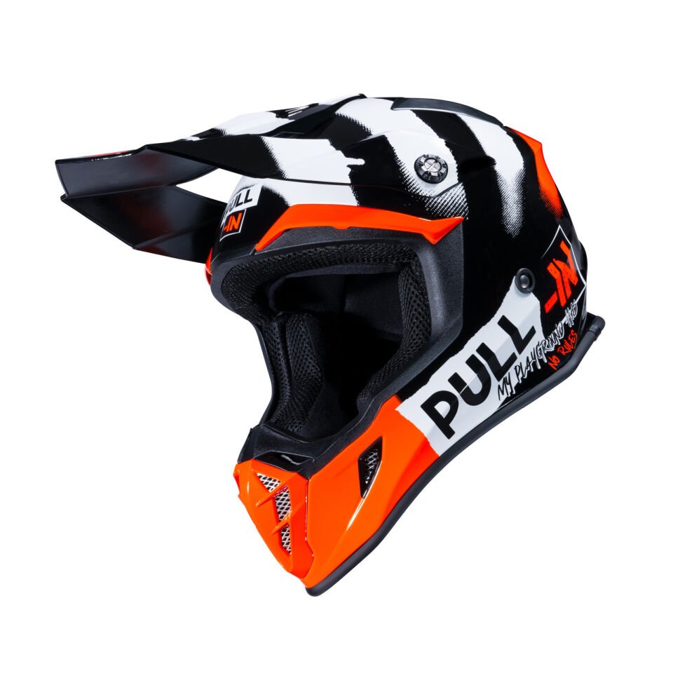Pull In Master Race Trash Kask Trash Orange Beyaz Turuncu Siyah