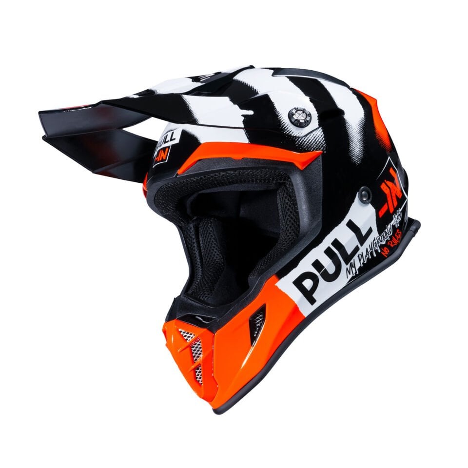Pull In Master Race Trash Kask Trash Orange Beyaz Turuncu Siyah