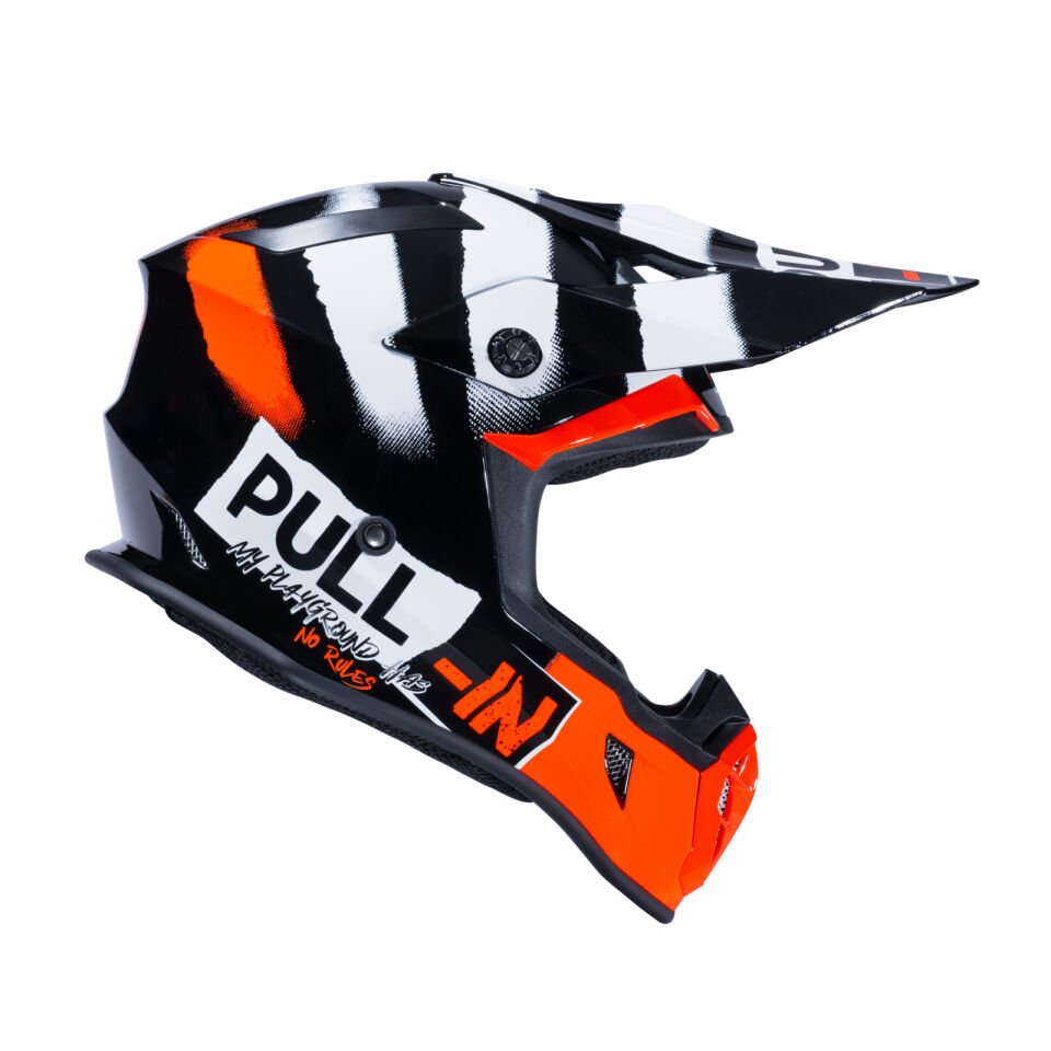 Pull In Master Race Trash Kask Trash Orange Beyaz Turuncu Siyah