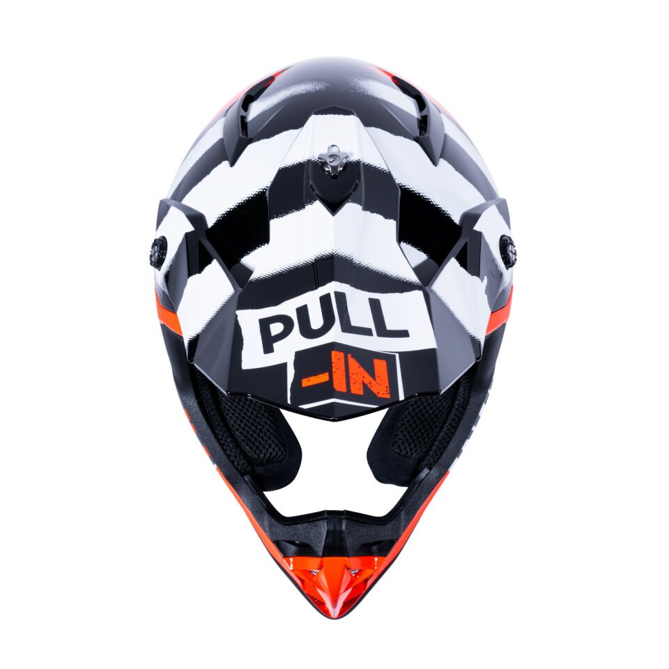 Pull In Master Race Trash Kask Trash Orange Beyaz Turuncu Siyah