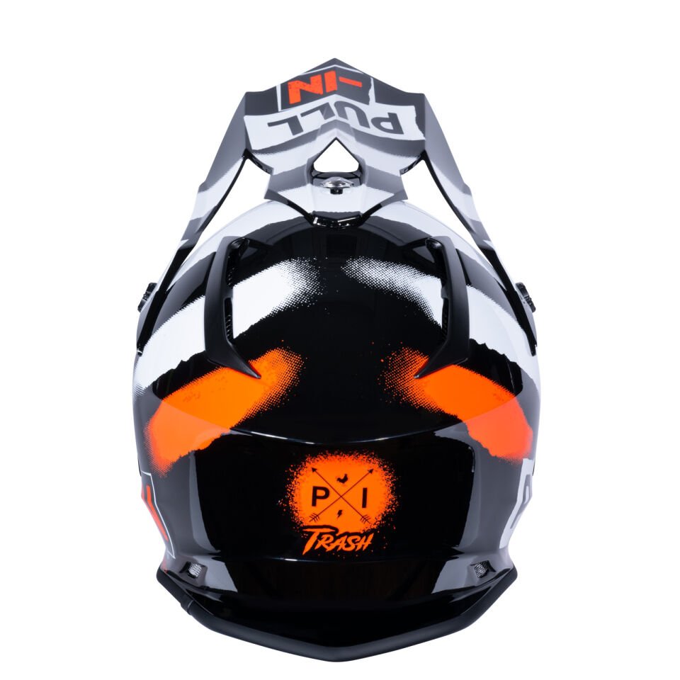 Pull In Master Race Trash Kask Trash Orange Beyaz Turuncu Siyah