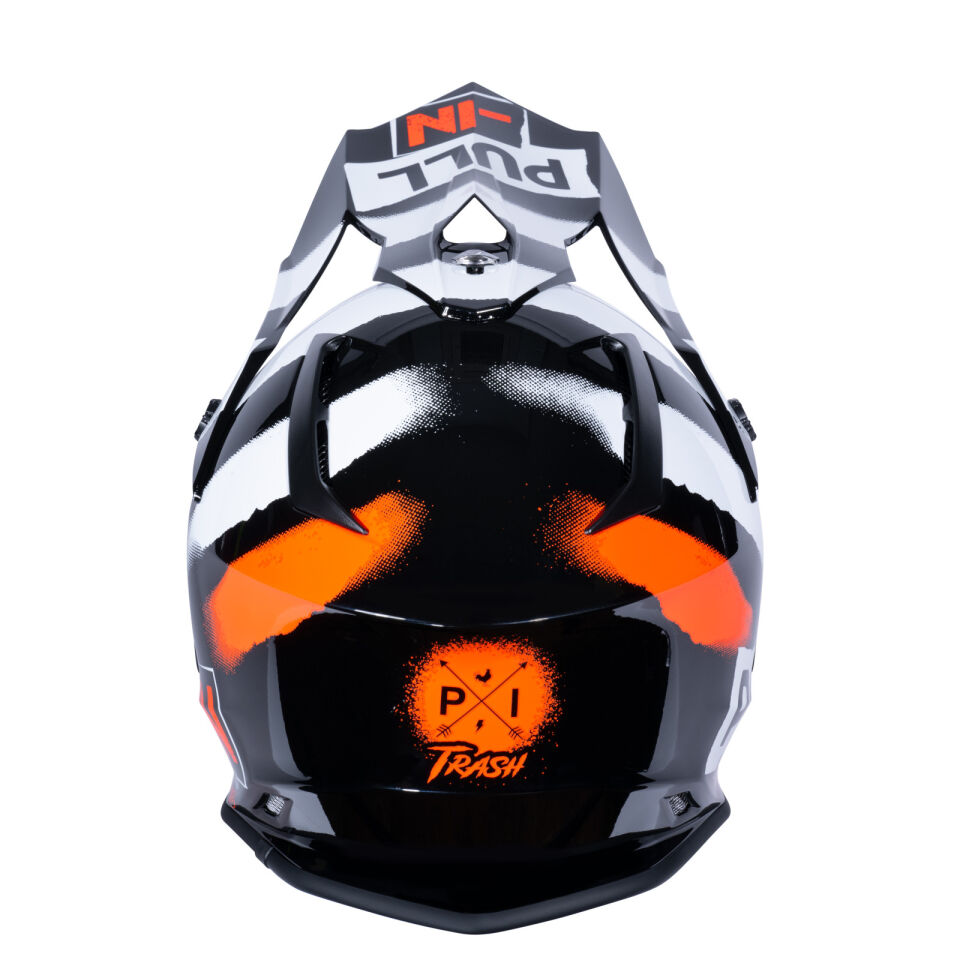 Pull In Master Race Trash Kask Trash Orange Beyaz Turuncu Siyah