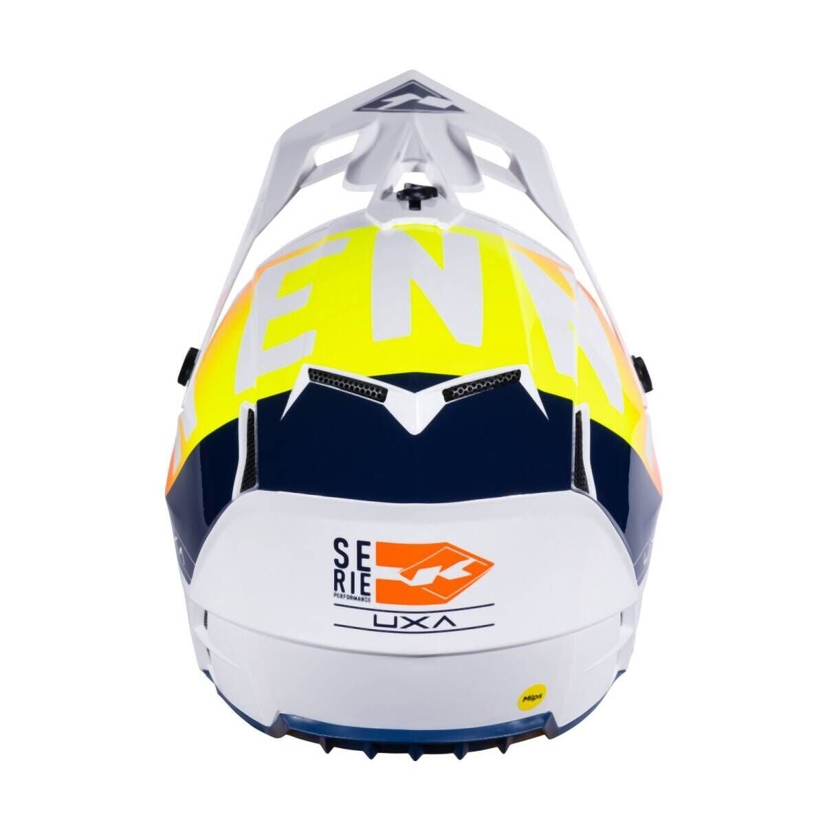 Kenny Racing Performance Graphic Helmet White Navy Orange