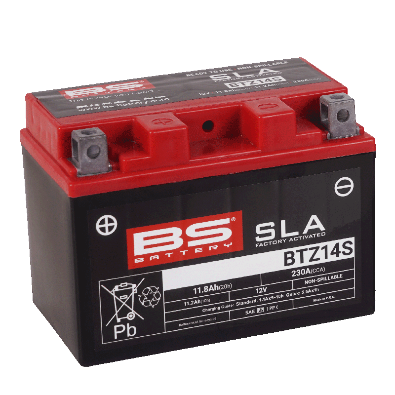 BS-BATTERY BTZ14S-SLA 12V Motosiklet Aküsü