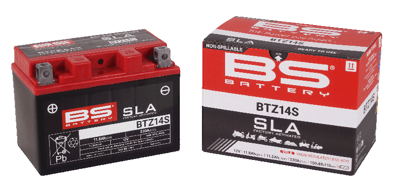 BS-BATTERY BTZ14S-SLA 12V Motosiklet Aküsü