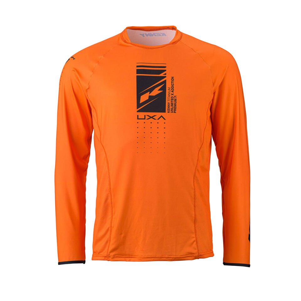 Kenny Titanium Solid Orange Jersey