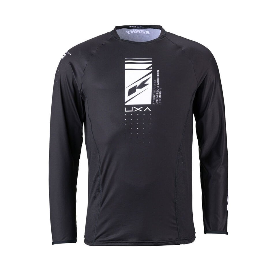 Kenny Titanium Solid Black Jersey
