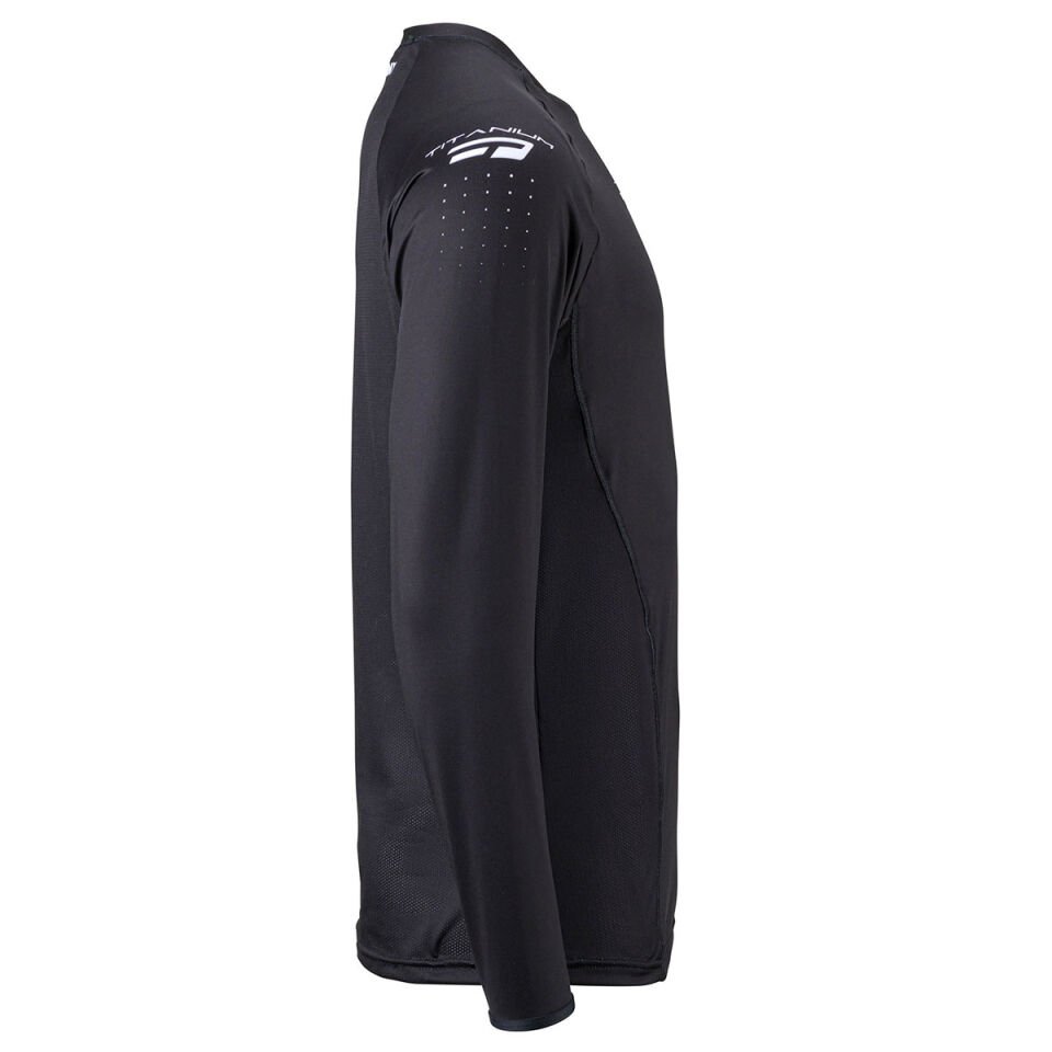 Kenny Titanium Solid Black Jersey