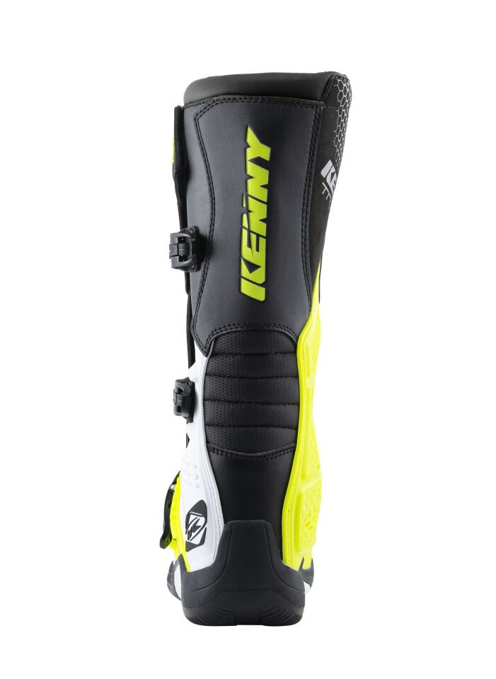 Kenny Track Boots Beyaz Neon Sarı Siyah