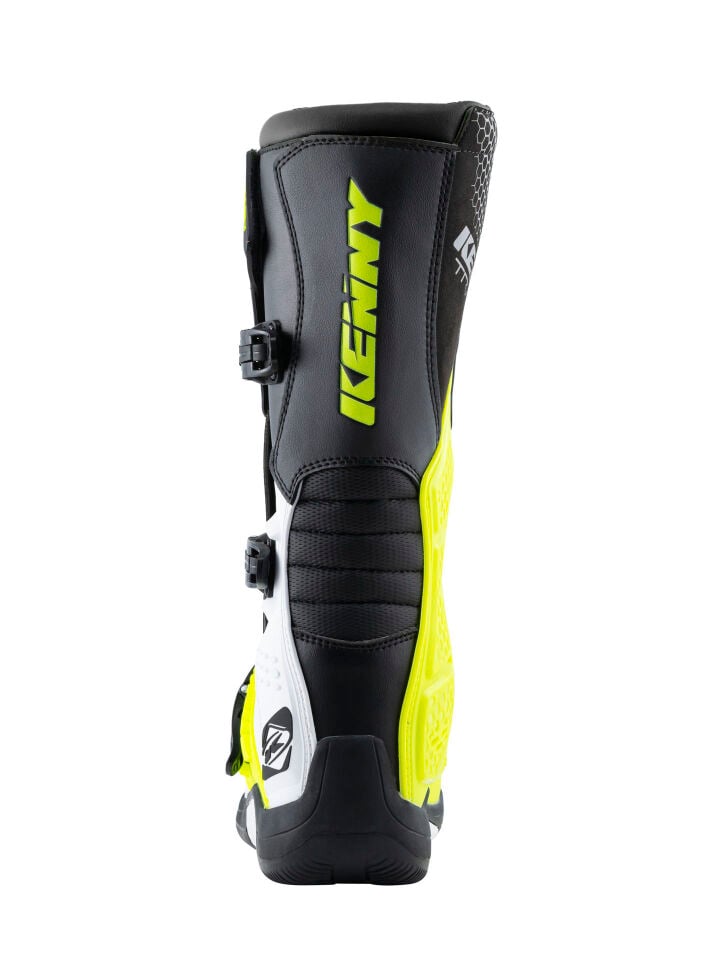 Kenny Track Boots Beyaz Neon Sarı Siyah