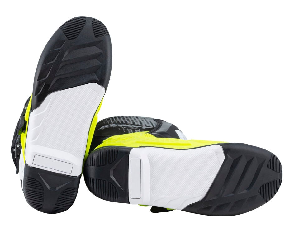 Kenny Track Boots Beyaz Neon Sarı Siyah
