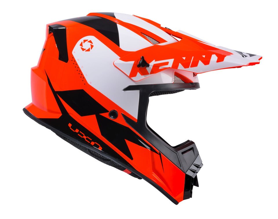 Kenny Racing Track Graphic Kask Kırmızı