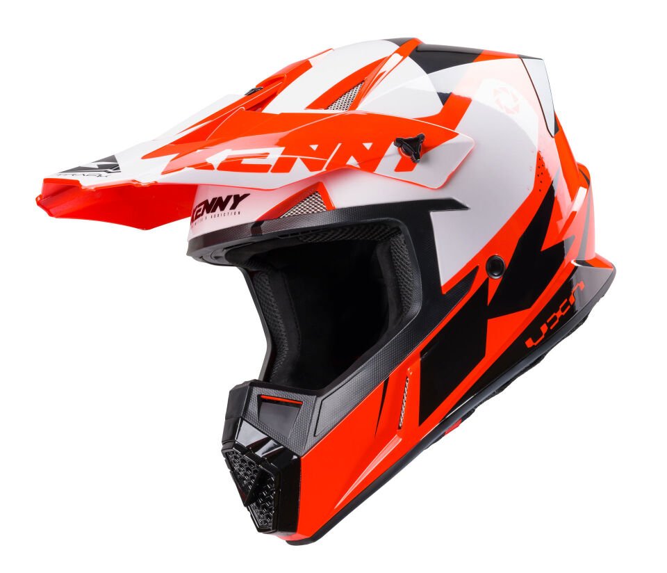 Kenny Racing Track Graphic Kask Kırmızı