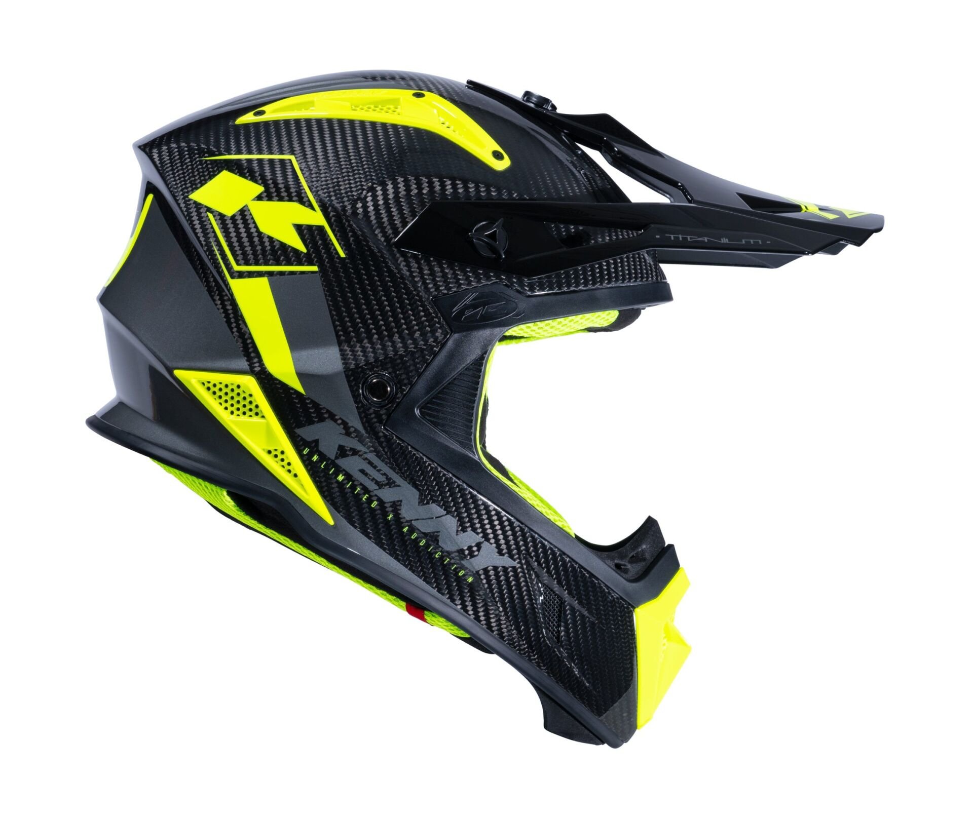 TITANIUM CARBON KASK (NEON YELLOW)