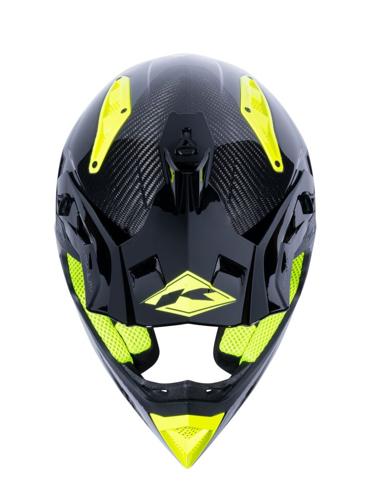 TITANIUM CARBON KASK (NEON YELLOW)