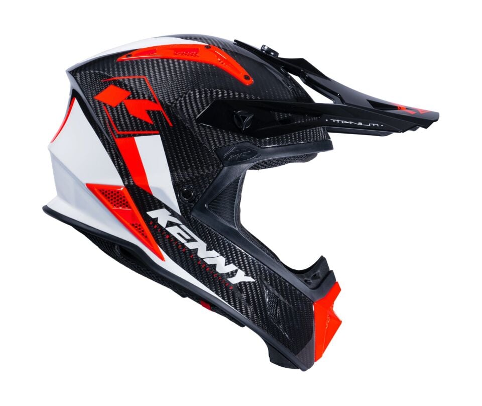 TITANIUM CARBON KASK (RED)