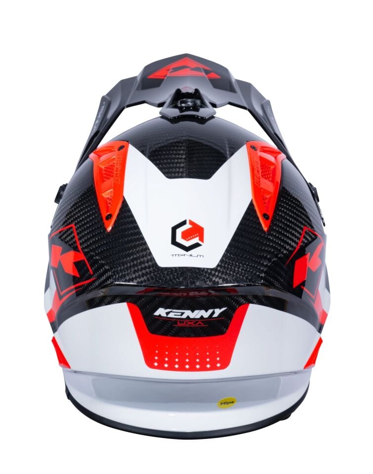 TITANIUM CARBON KASK (RED)