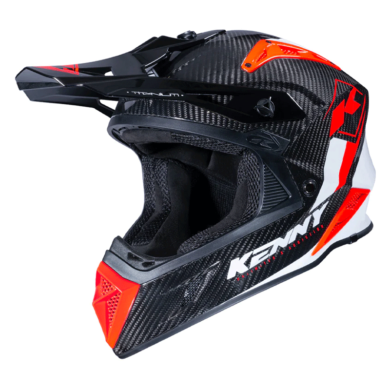 TITANIUM CARBON KASK (RED)
