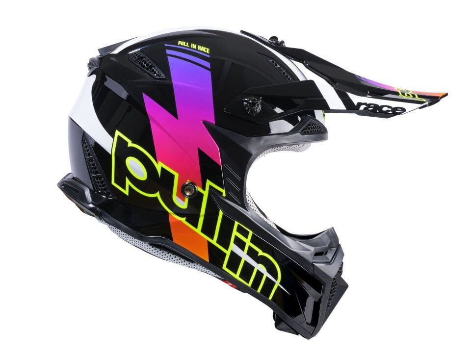 Pull In Master Race Trash Kask Yarış Siyah Mor