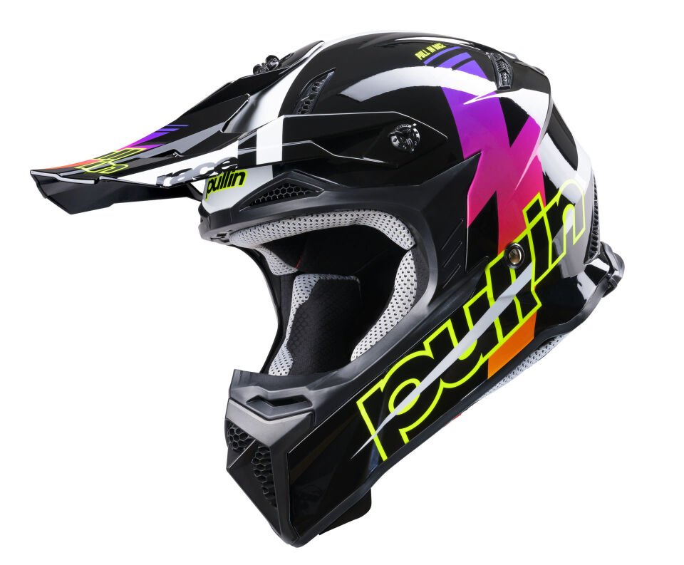 Pull In Master Race Trash Kask Yarış Siyah Mor