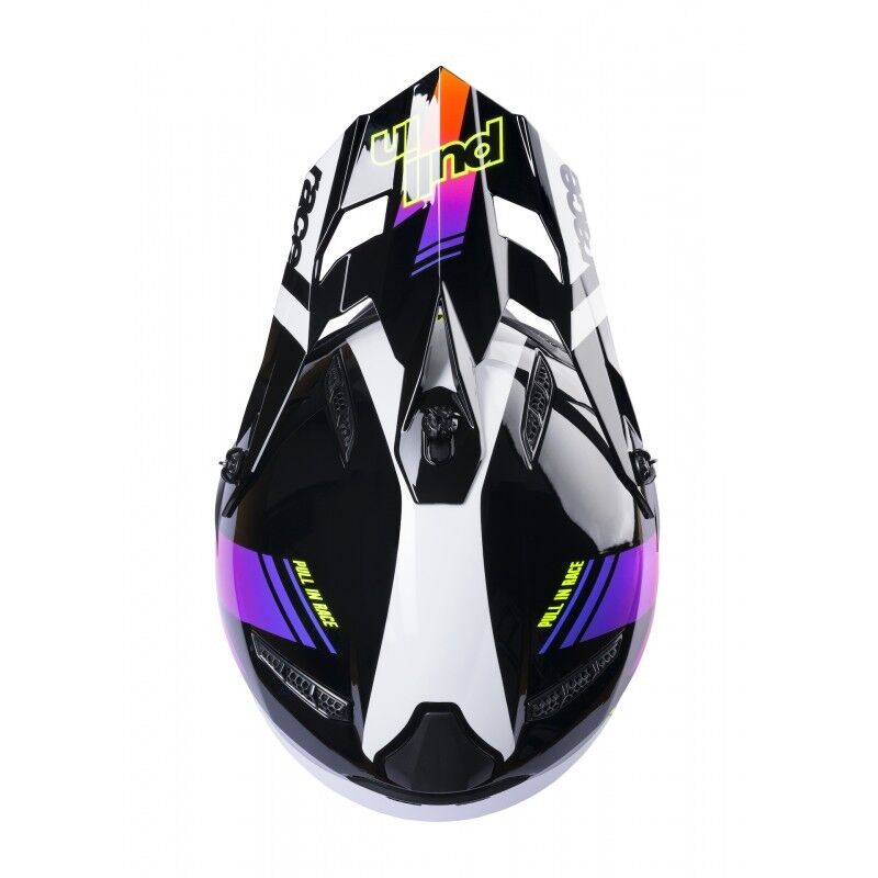 Pull In Master Race Trash Kask Yarış Siyah Mor