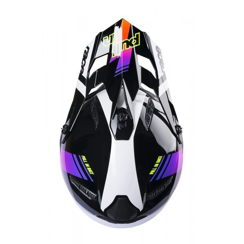 Pull In Master Race Trash Kask Yarış Siyah Mor