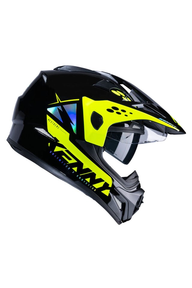 Kenny Racing Extreme Adventure Kask - Neon Yellow