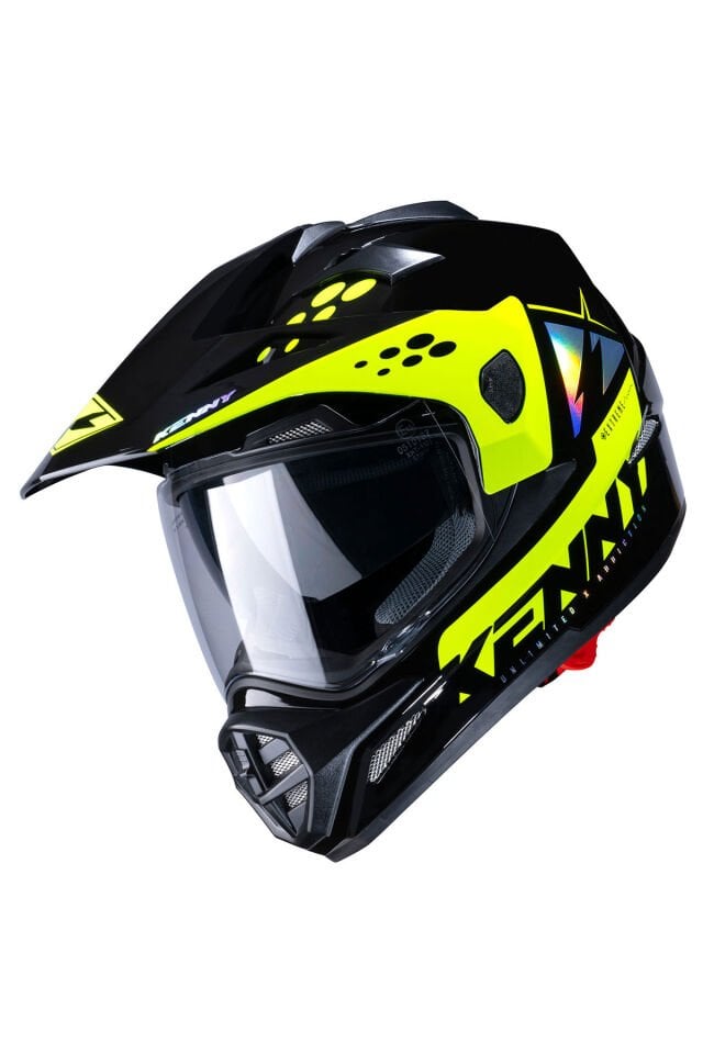 Kenny Racing Extreme Adventure Kask - Neon Yellow